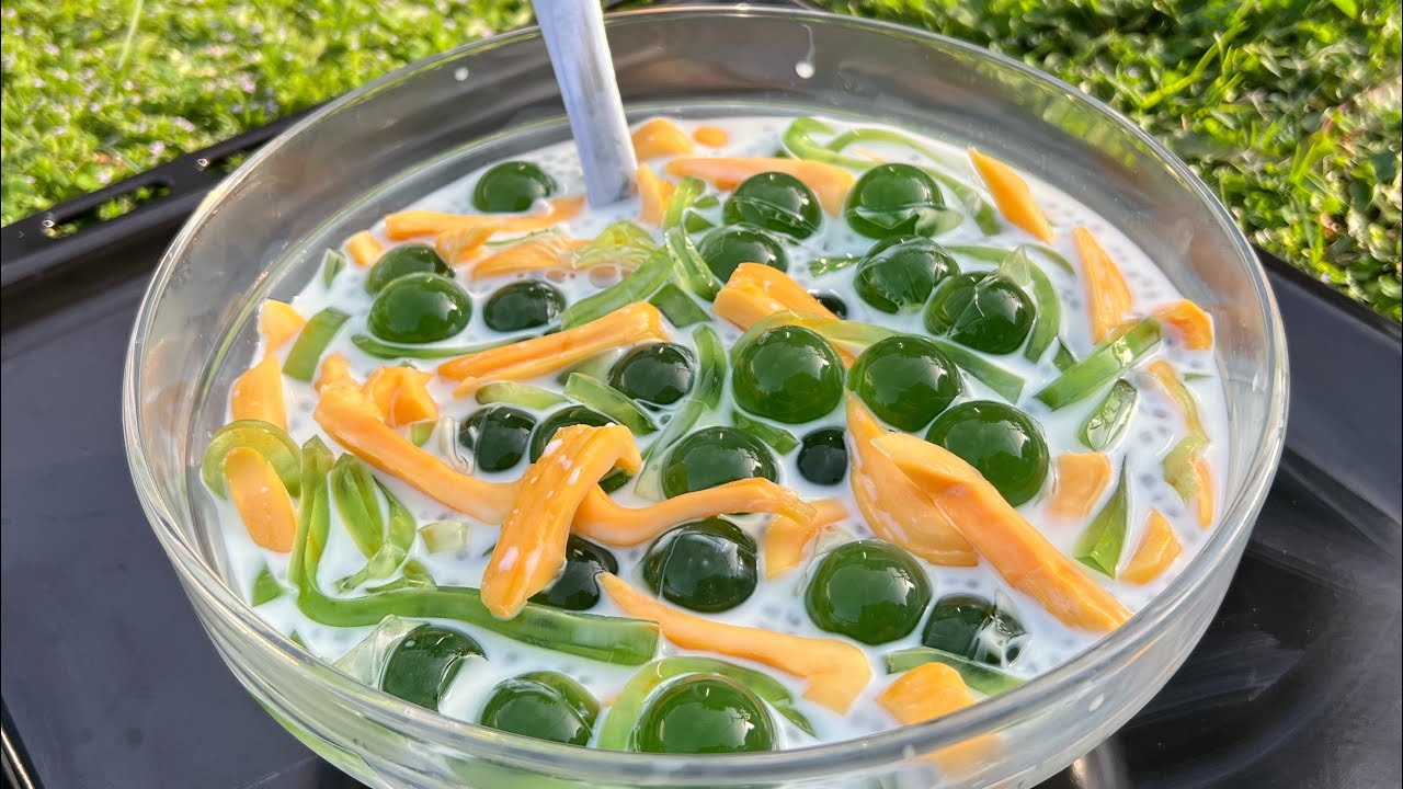Một Món Chè Rau Câu Lá Dứa Giải Nhiệt Ngày Hè Không Thể Bỏ Qua / Fruit & Pandan Jelly Dessert