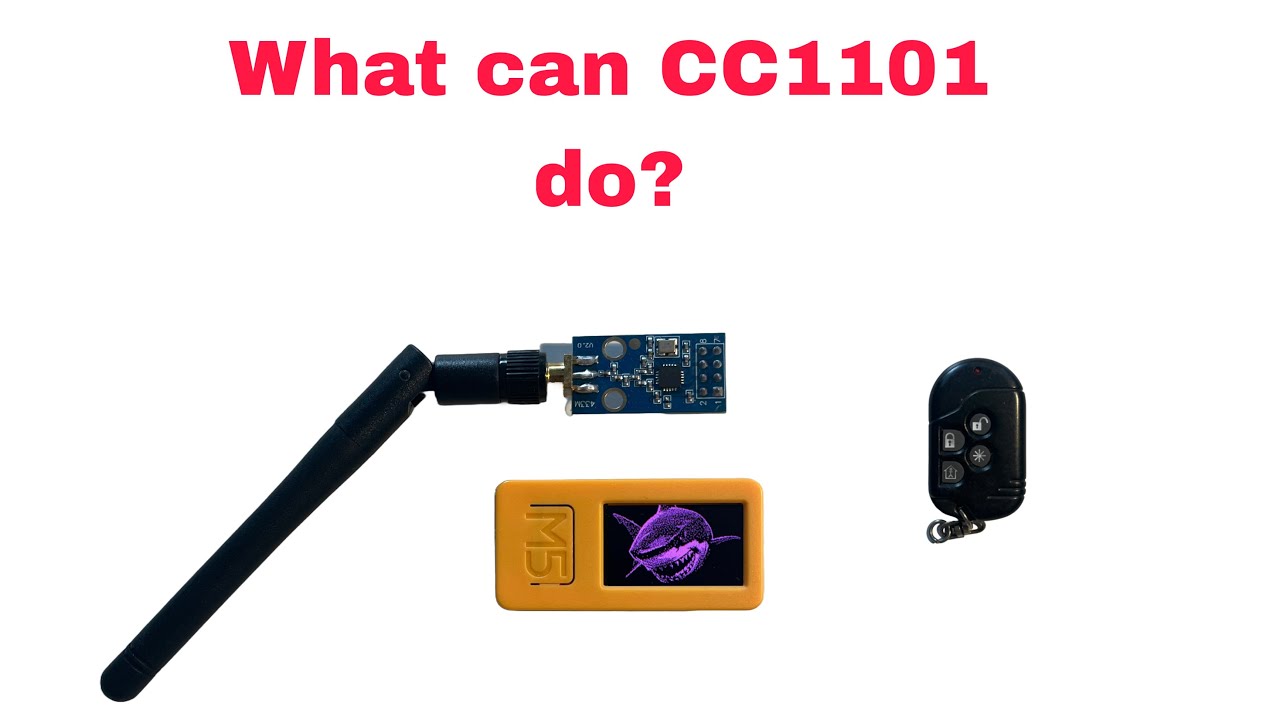 Тестирование модуля CC1101 для M5StickC plus 2!