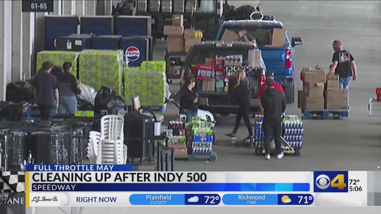 Cleaning Up After Indy 500