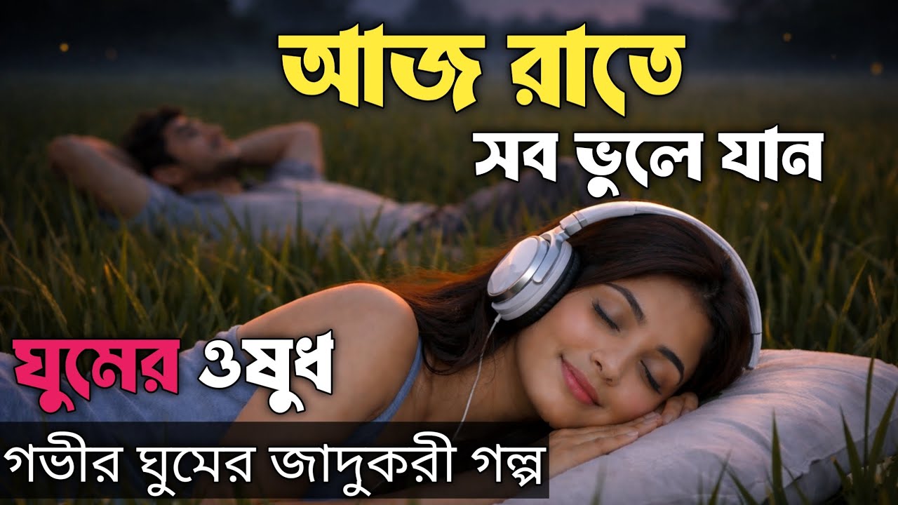 দুশ্চিন্তা ভুলে হারান ঘুমের রাজ্যে  Deep Sleep Story for Stress Relief
