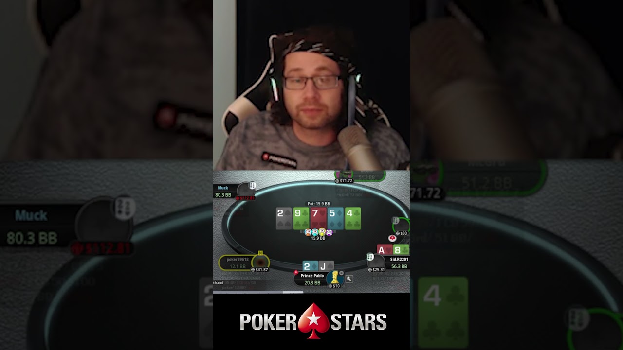 THE BEST MISCLICK MINRAISE WIN OF ALL TIME! #poker #shorts