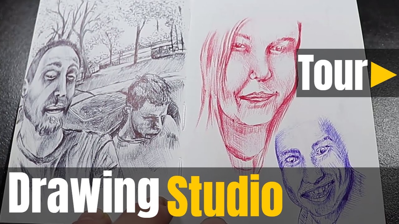 Drawing Studio & Art Supplies Tour | Sharpies & More (Drawing Dojo) J Sheetz