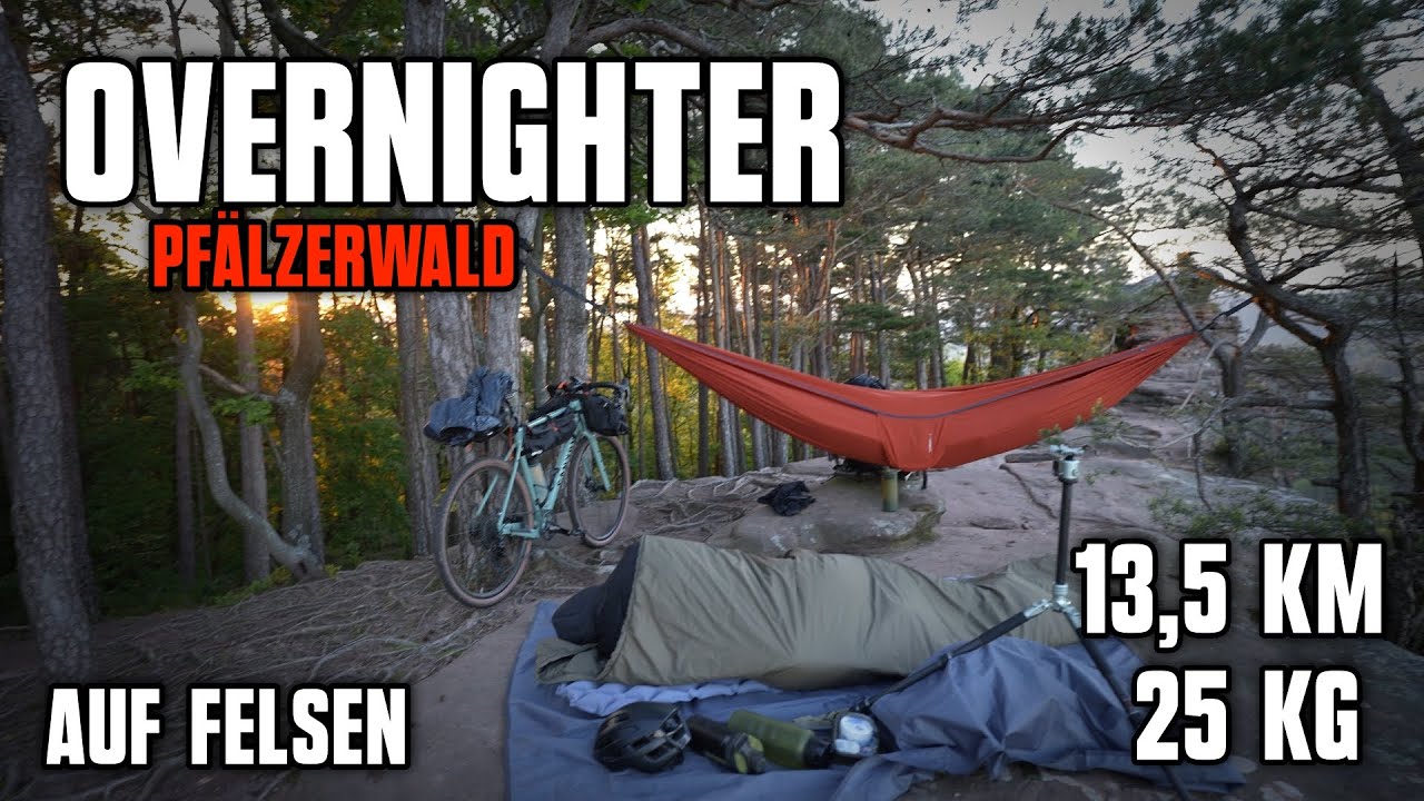 24 h Overnighter - Auf Felsen | Pfälzerwald | Biwak | 13,5 km + 25 kg
