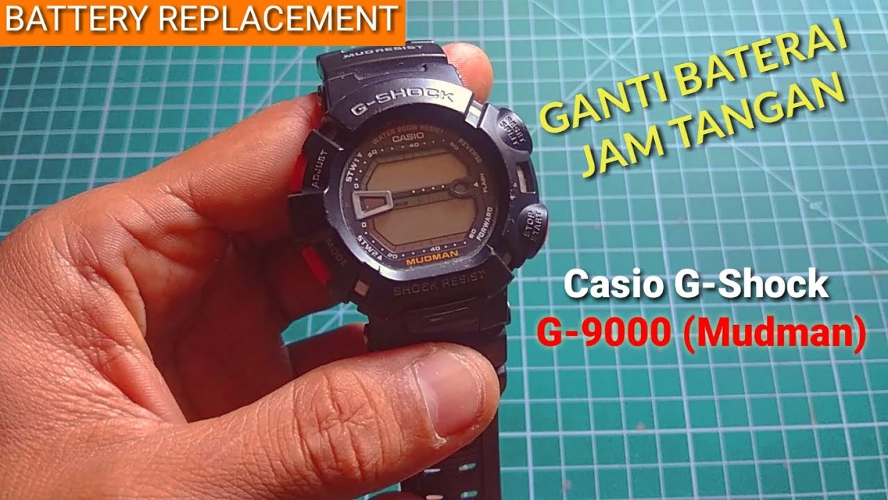 Ganti Baterai Casio G-Shock G-9000 [Mudman]