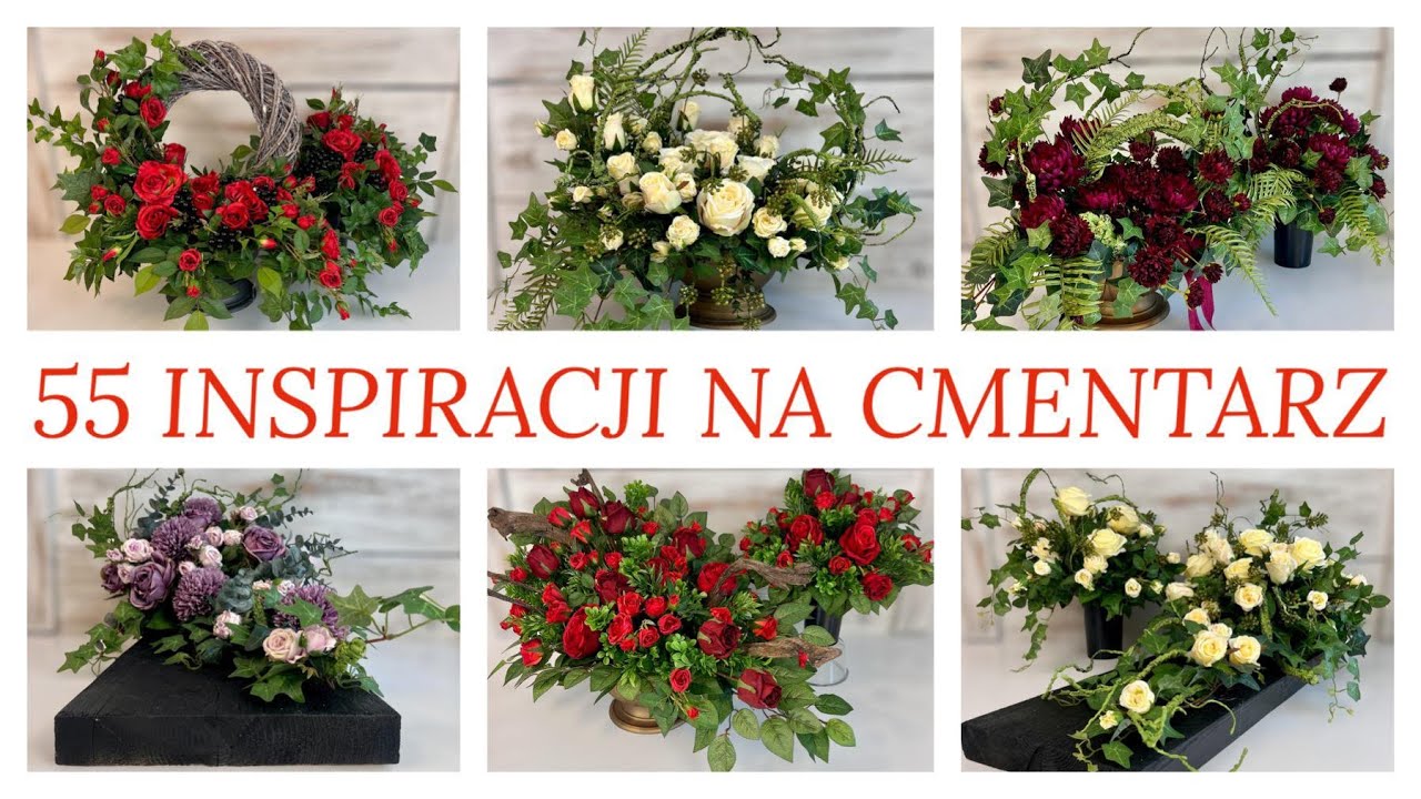 ❤️NOWE INSPIRACJE❤️/ DEKORACJE NA CMENTARZ / STROIKI NA NAGROBKI