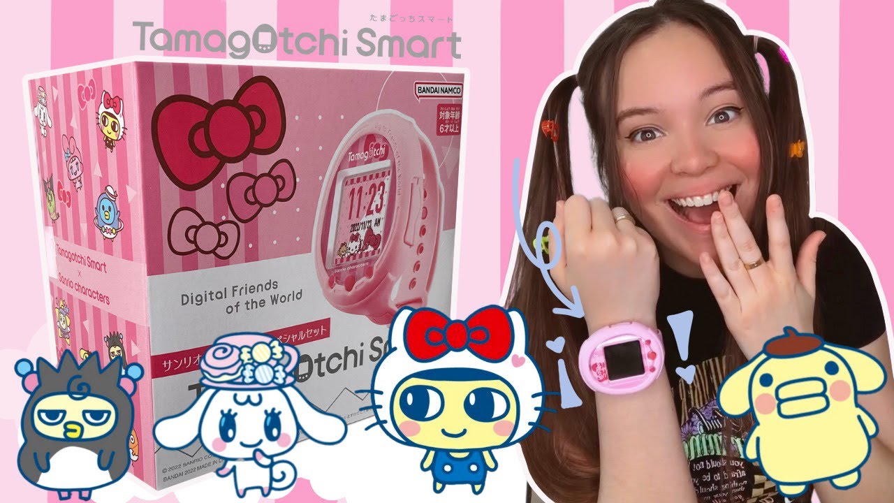 Tamagotchi Smart Sanrio! EL MEJOR TAMAGOTCHI QUE HE TENIDO? (super cute)