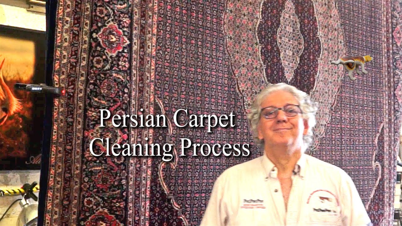 Persian carpet cleaning process
