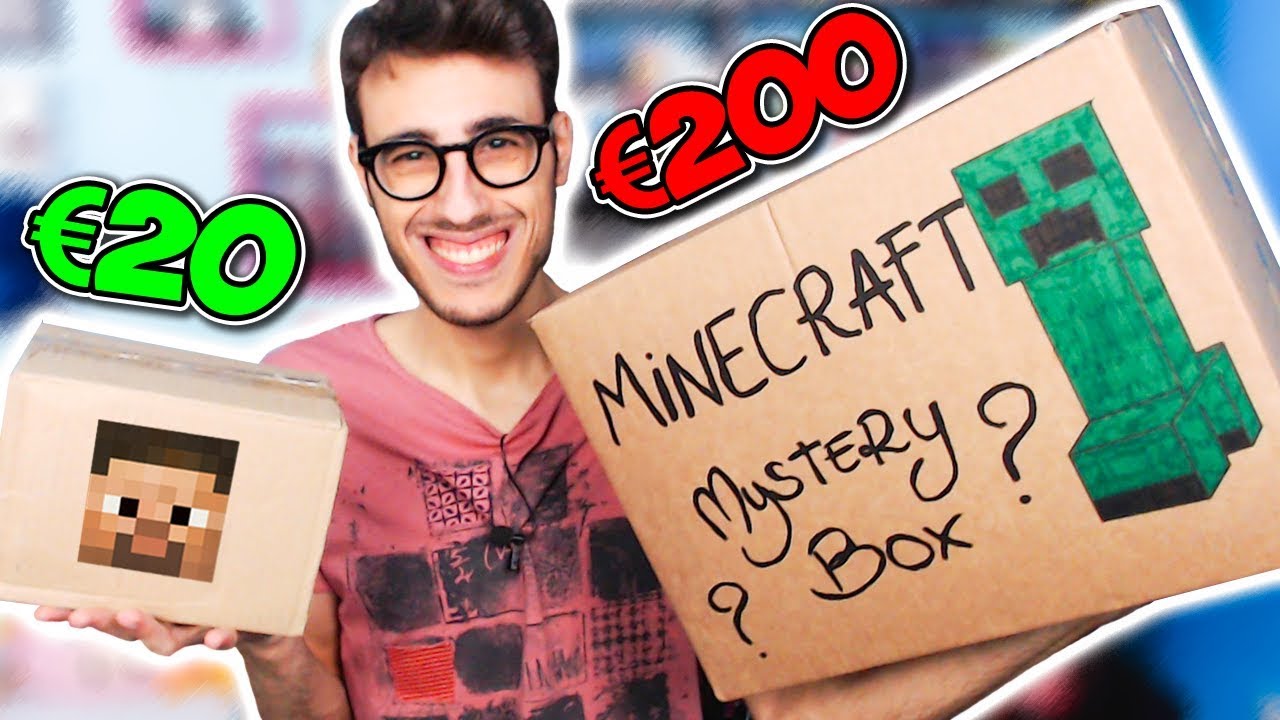 20€ VS 200€ MYSTERY BOX DI MINECRAFT