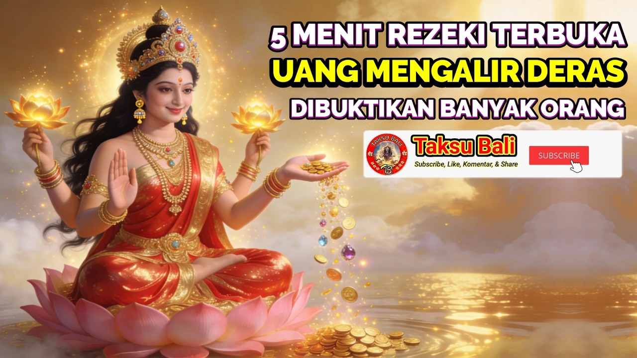 LIVE! Dengarkan 5 Menit Saja 💰 Rezeki & Uang Mengalir Tanpa Batas ke Hidupmu ✨ Mantra Penarik Rezeki