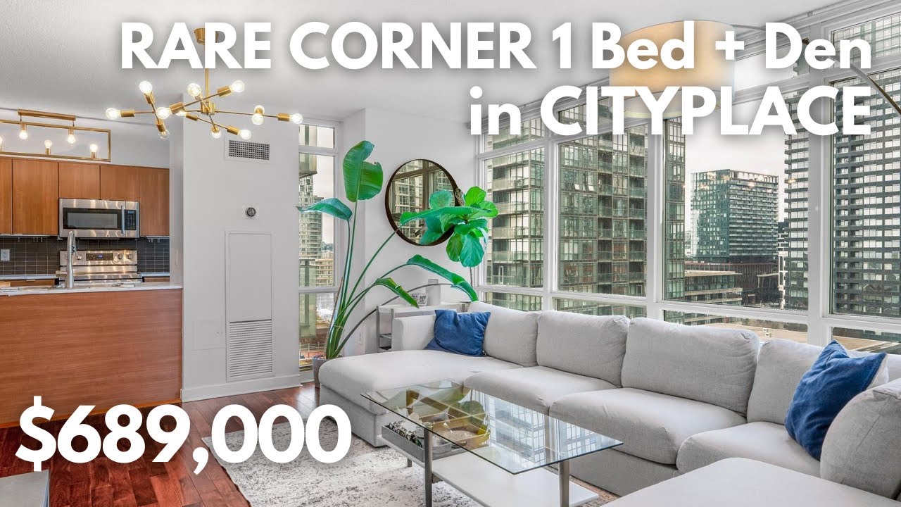 BEST Condo LAYOUT IN CITYPLACE | Amazing 1 Bed + Den Condo For Sale | 11 Brunel #1706