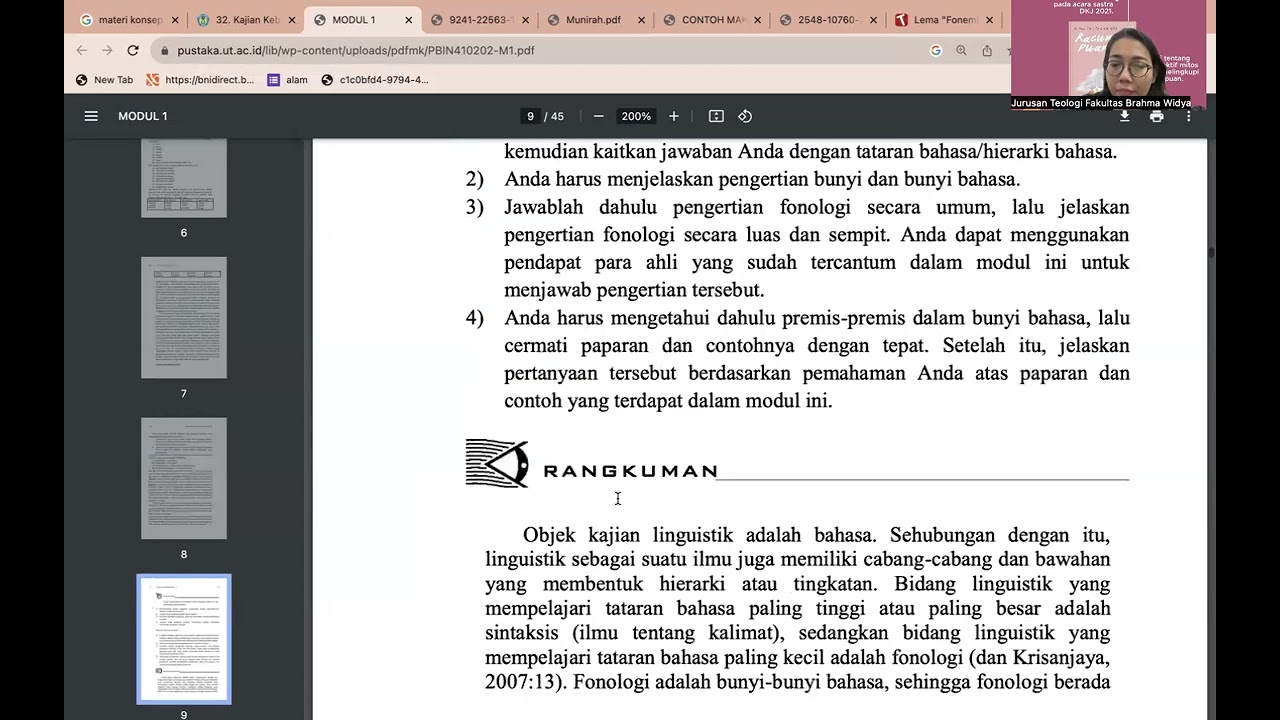 KONSEP DASAR PEMBELAJARAN BAHASA INDONESIA (MATERI 1)