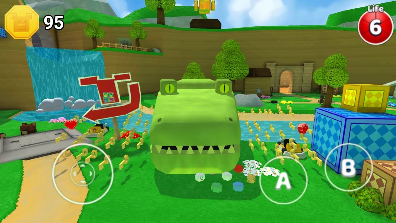 Giant Crocodile in Bear Village _ Super Bear Adventure Gameplay Walkthrough 