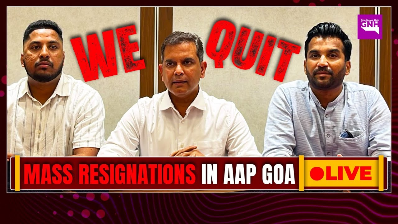 MASS RESIGNATIONS IN AAP GOA | 05/01/2026 |🔴GNH_ LIVE