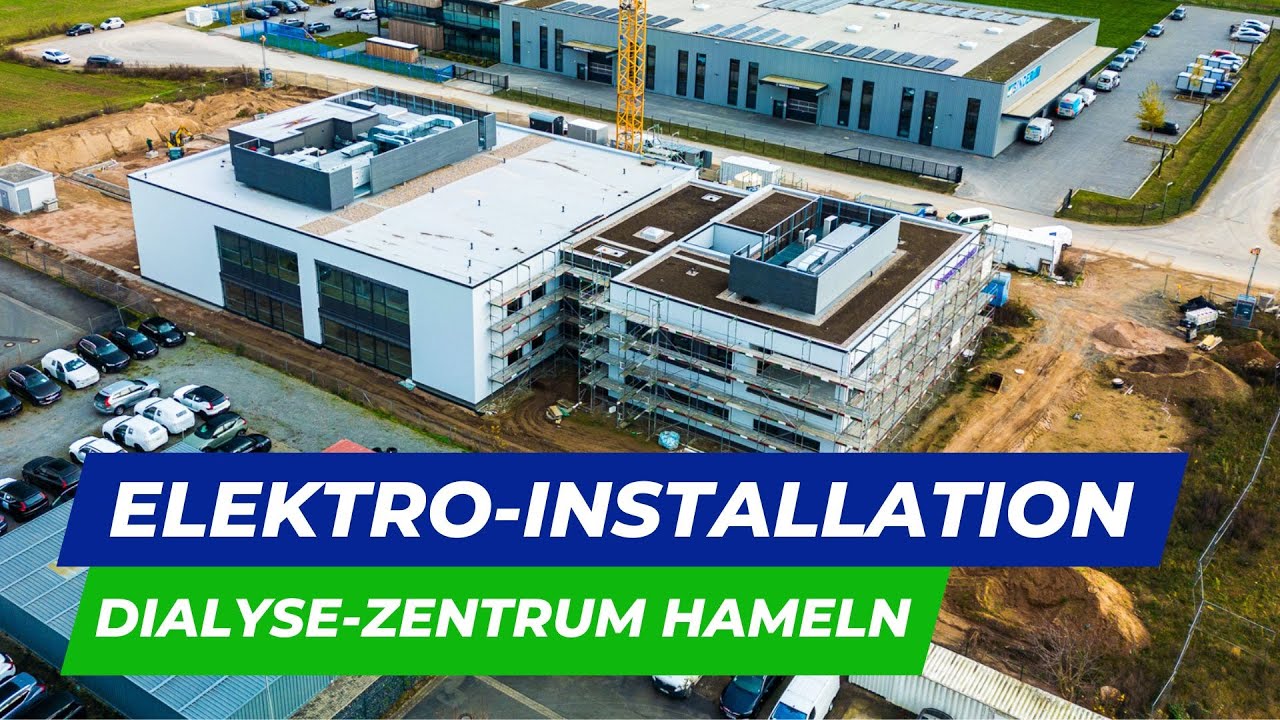 Elektroinstallation im Großprojekt: Neubau Dialyse-Zentrum (75 Plätze)
