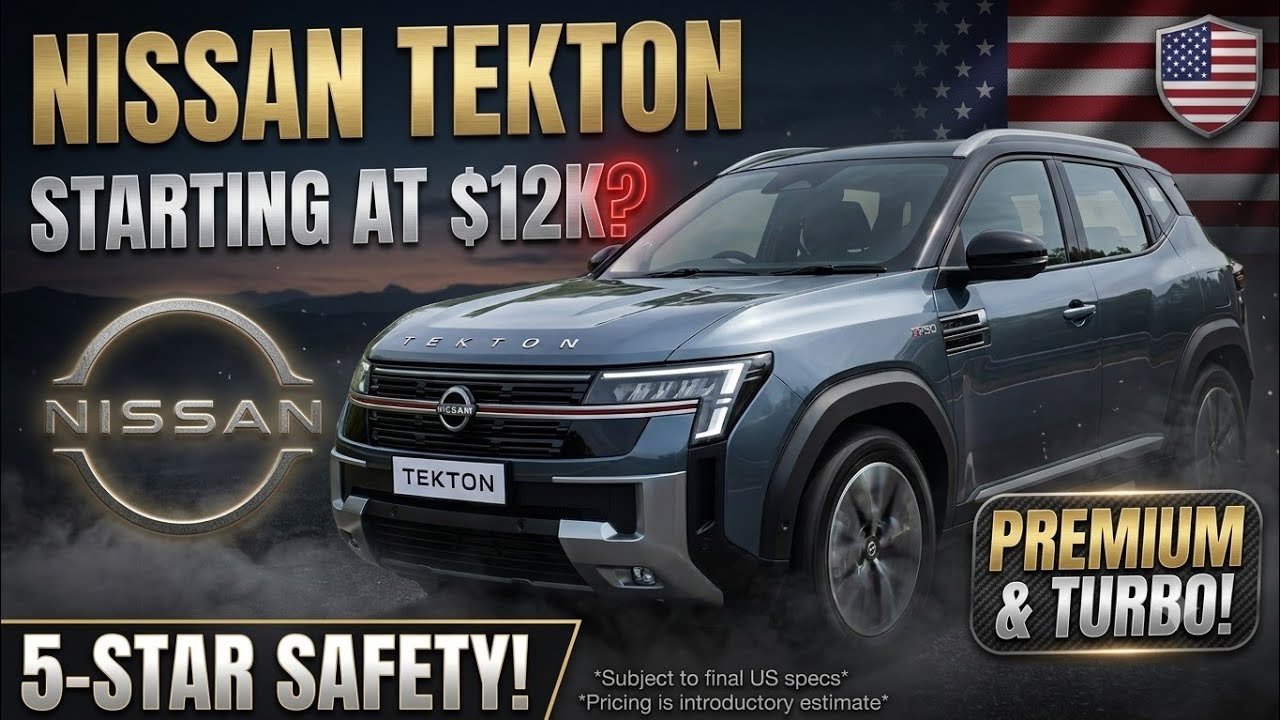 Nissan Tekton Officially Launched! $12K Midsize SUV with 5-Star Safety & Turbo! 🚗🔥