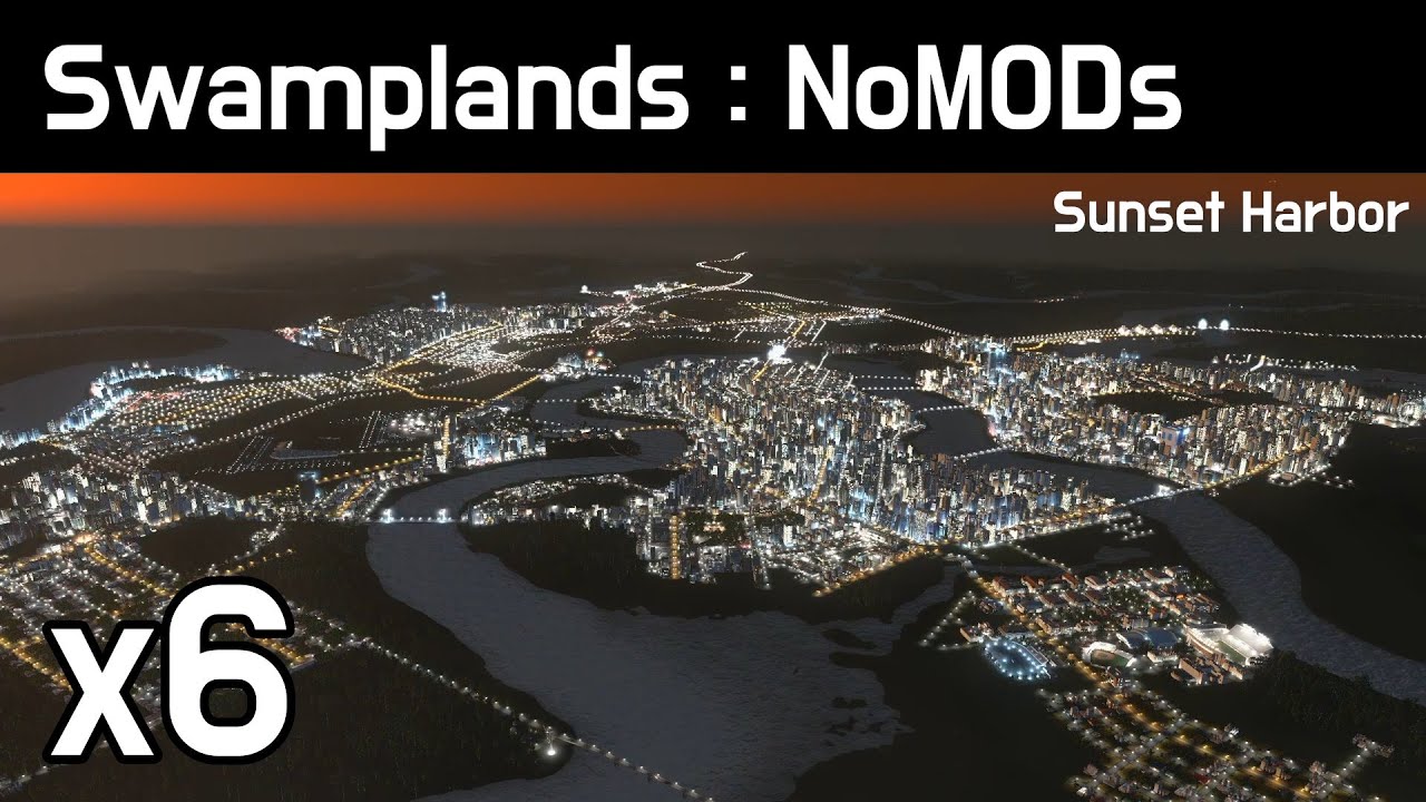 Cities Skylines | Sunset Harbor - Swamplands, 노을항 - 늪지대