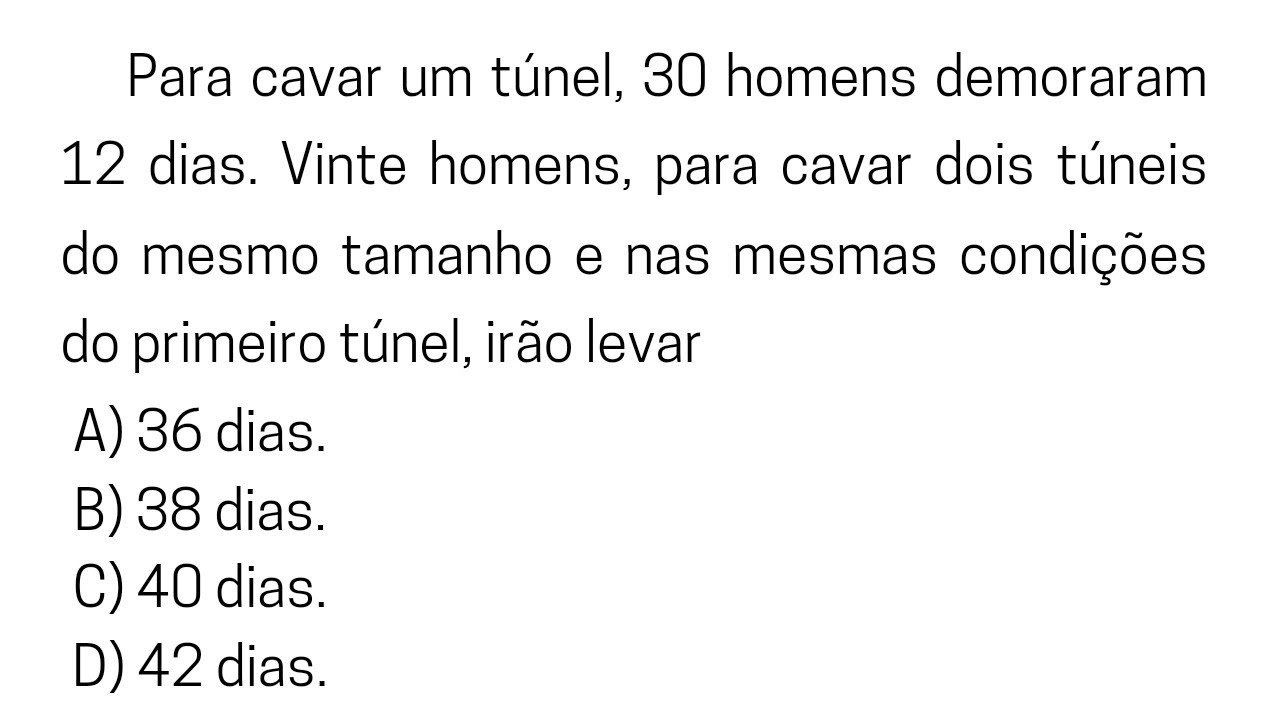 QUESTÃO DE REGRA DE TRÊS IMPERDÍVEL EM PROVA! POUCOS CONSEGUEM RESOLVER!