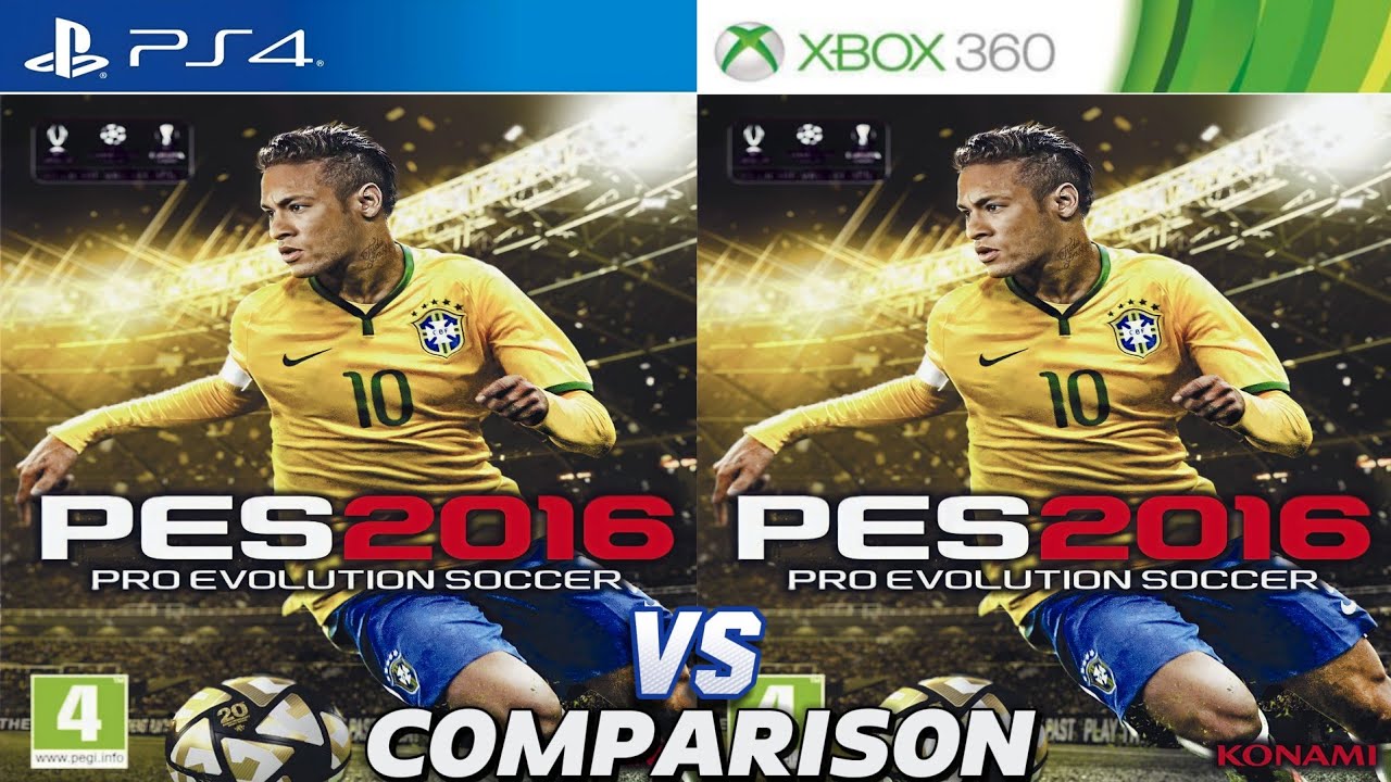 PES 2016 PS4 Vs Xbox 360