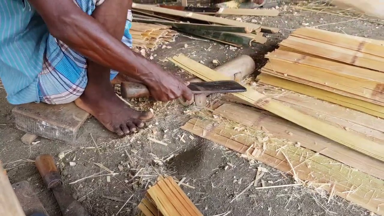 Bamboo Bangladesh | Bamboo Skills Bangladesh | Traditional Bamboo Cutting & Working Skills BD