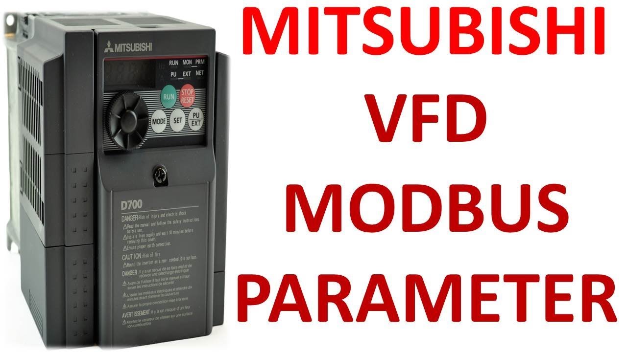 13 # How to modbus communication RS 485 mitsubishi vfd frd 700 with modscan 32 Modbus Parameter