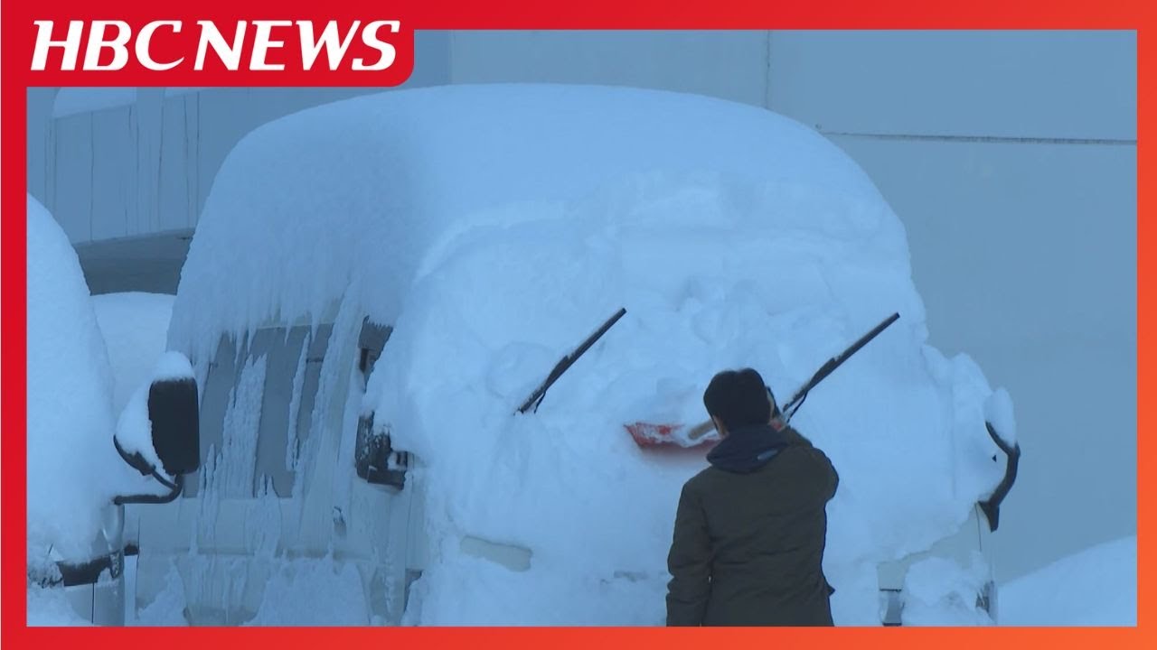 通学路の安全確保できず臨時休校も…札幌圏で再び大雪　手稲・清田・白石で24時間20㎝超の降雪、住民「捨てるところがもうない」JRやバスなど交通網に打撃