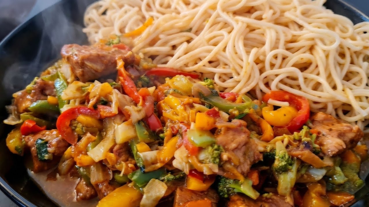 Simple Chicken Vegetable Stir Fry | Ready in Less Than 10mins