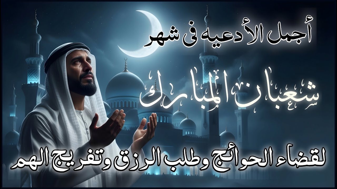 دعاء في ليالى شهر شعبان للرزق والشفاء العاجل وقضاء الحوائج 🤲(4k) -alserag