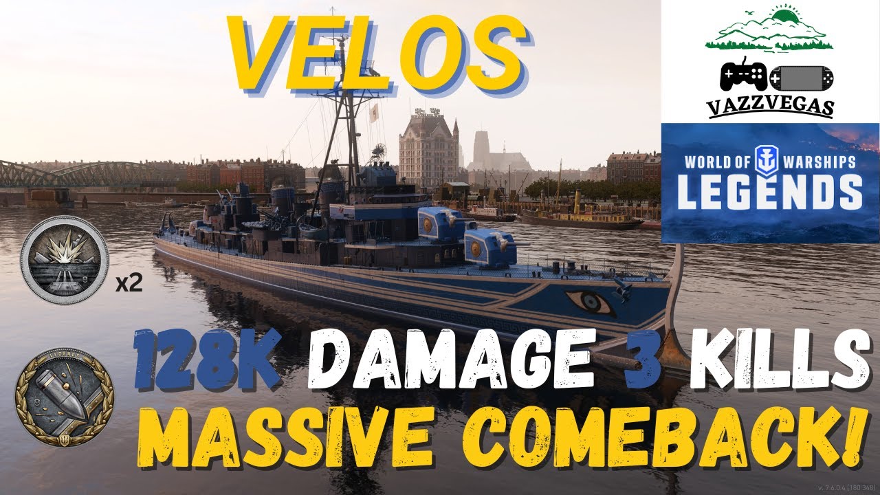 Повтор игры Velos с @DeBlackWidow | Прямая трансляция | World of Warships: Legends PS5 | Масштабн...