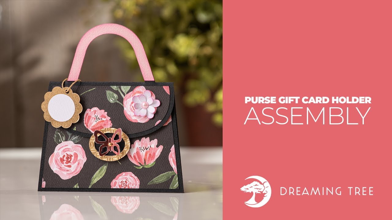SVG File - Purse Gift Card Holder - Assembly Tutorial (For Cricut, Silhouette, and ScanNCut)