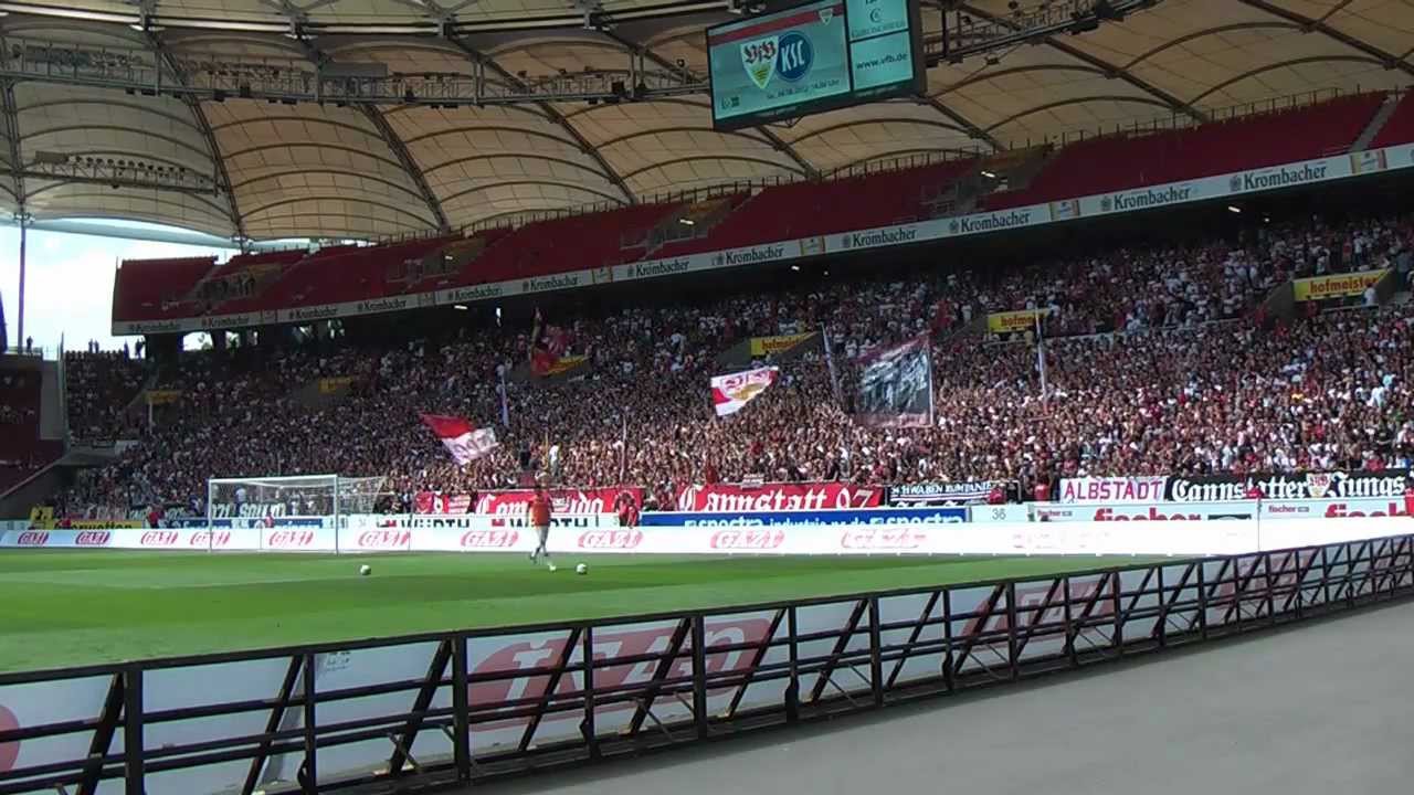 VfB Stuttgart Amateure - Karlsruher SC 3.BL12/13 Cannstatter Kurve TV Ultras Stuttgart