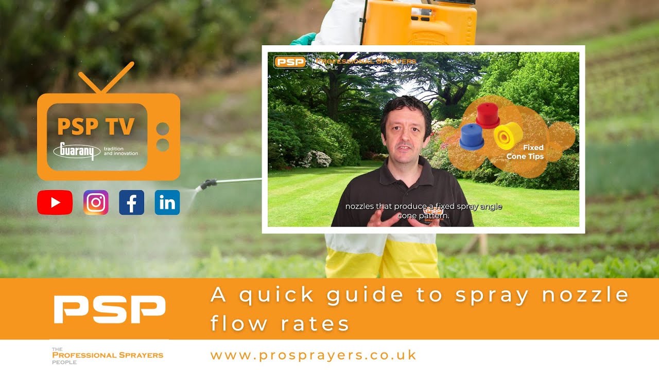 A quick guide to spray nozzle flow rates