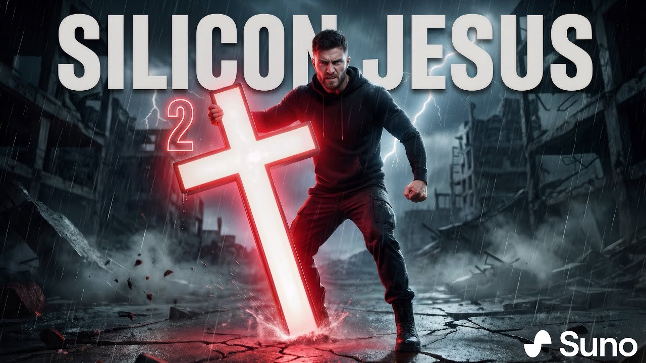 SILICON JESUS 2 | AI Music Video | Digital Faith, Control & Surveillance