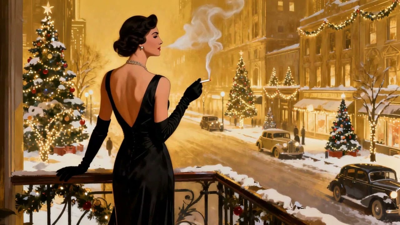1940's Winter Softly Jazz Club - Cozy Swing Jazz Playlist