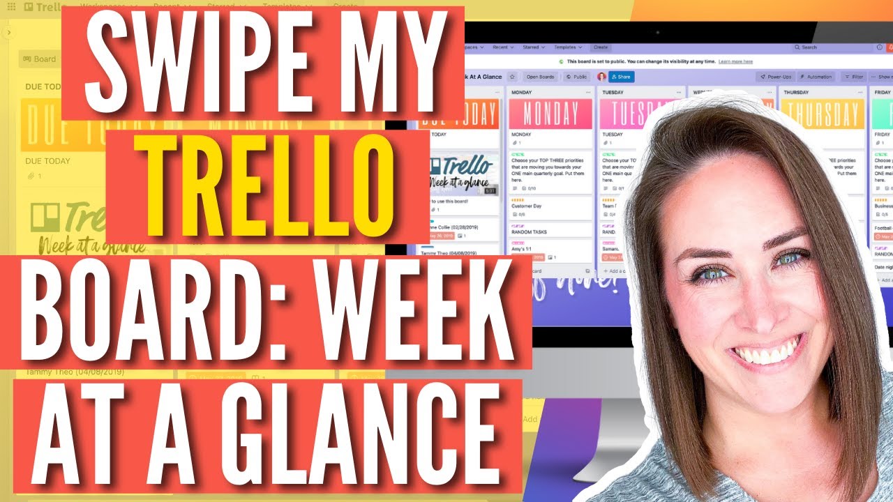 TRELLO: Weekly At A Glance (Steal My Board!)