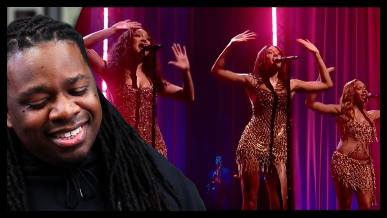 Voice teacher talks about FLO's harmonies on AAA (ACCESS ALL AREAS) @ THE GRAHAM NORTON SHOW