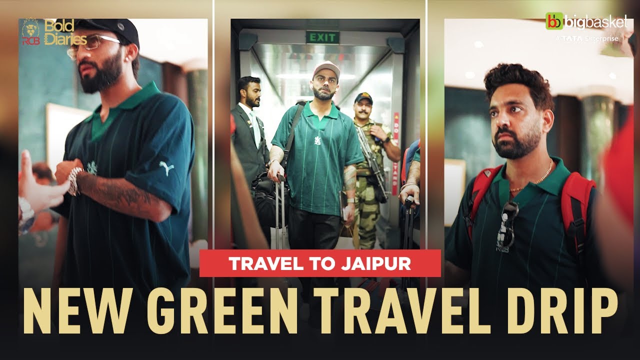 Travel Diaries: The Pink City gets a splash of Green 🩷💚 | IPL 2025 | RCB Bold Diaries