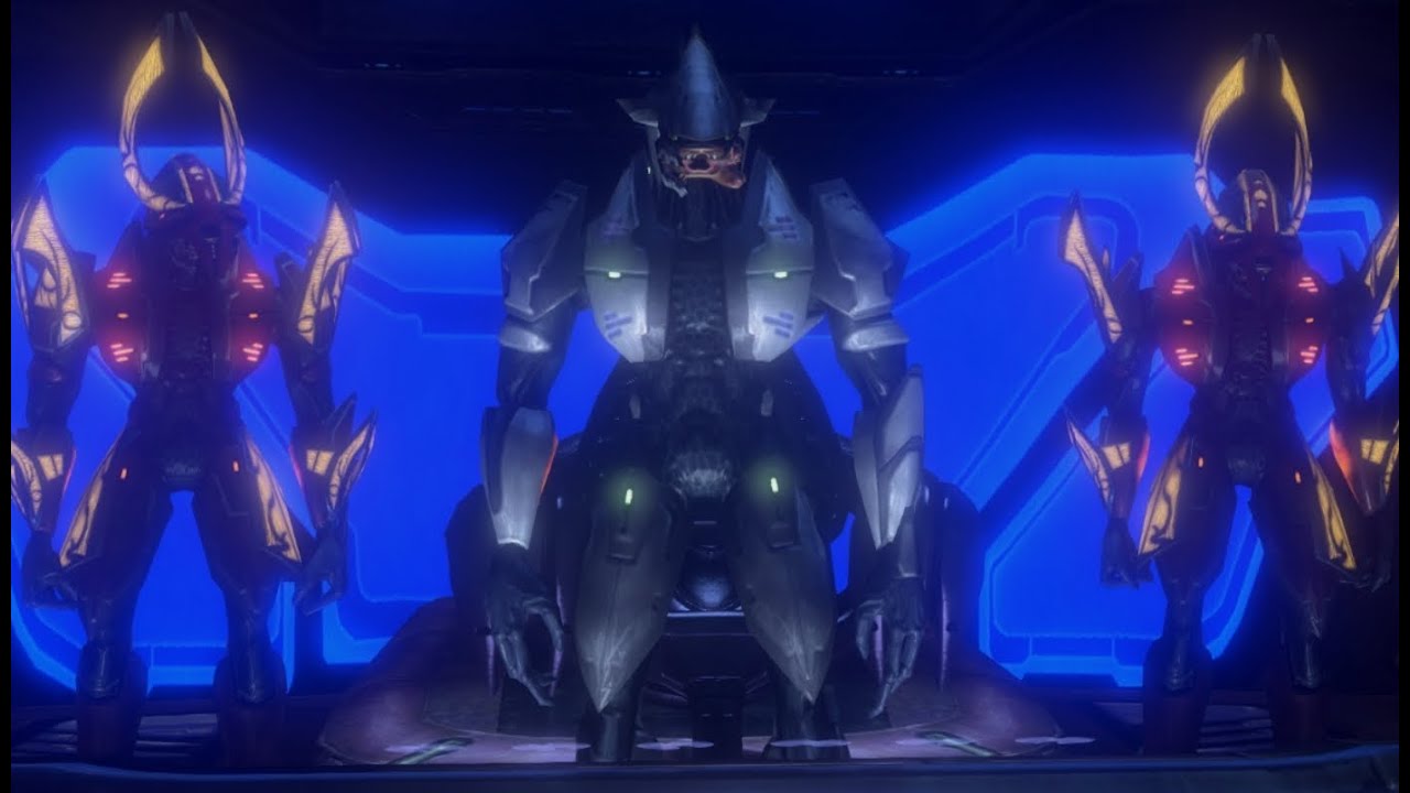 Halo 2 Elites in Halo 3 Cutscenes