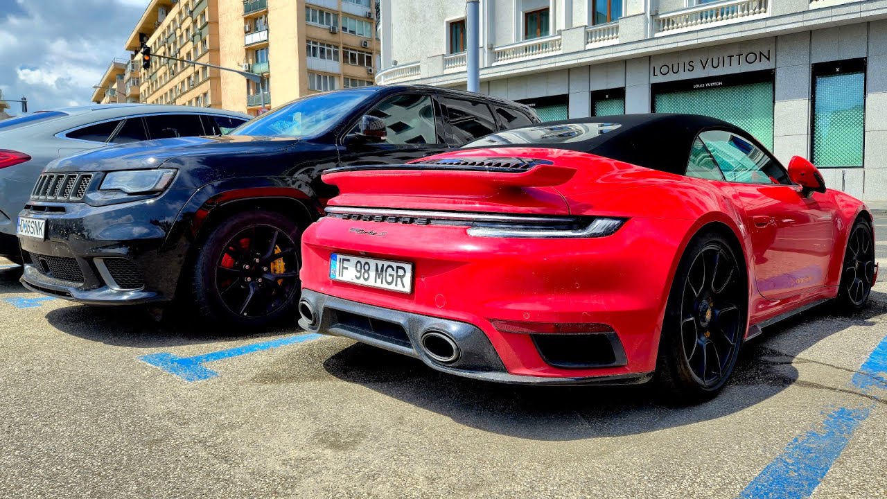 Porsche 911 Turbo S | Jeep Cherokee Track Hawk