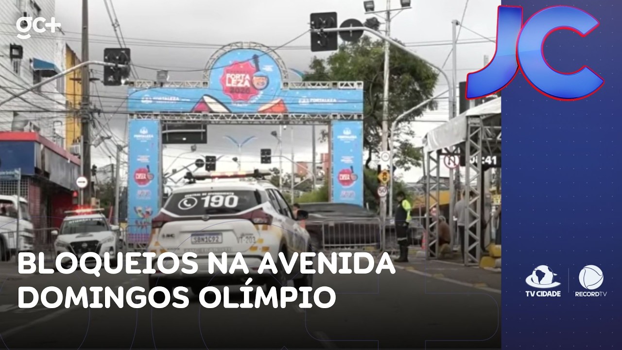 Bloqueios na Avenida Domingos Olímpio deixam motoristas e passageiros impacientes | Jornal da Cidade