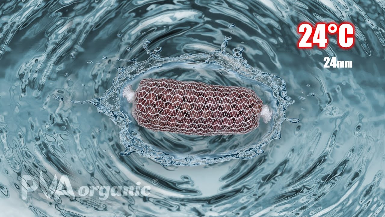 PVA Organic mesh 24 mm dissolution at 24°C