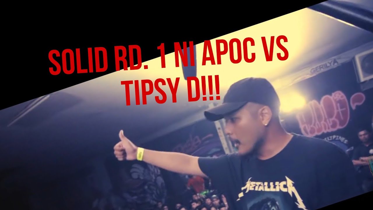 solid round 1 ni Apoc vs TipsyD #Fliptop #fliptopbattles