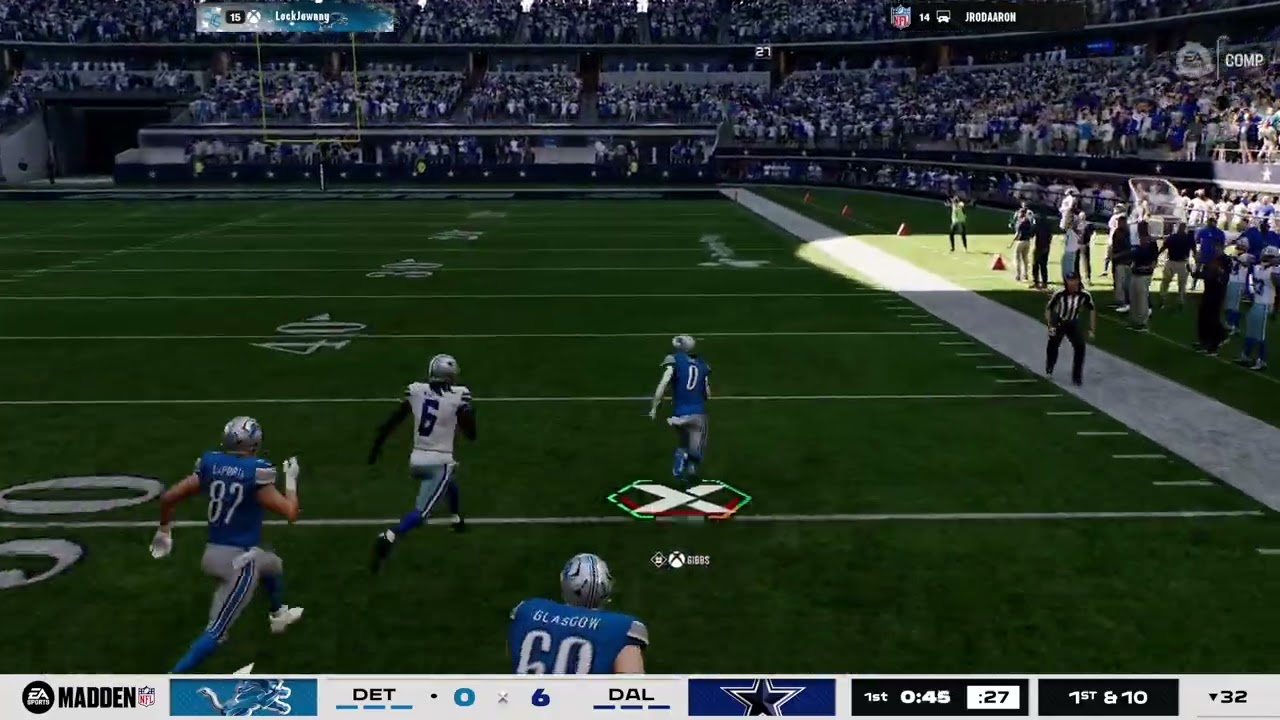 Fire 🔥 💪#gibbs best in the game #madden26 #head2head #nfl #madden26 #madden