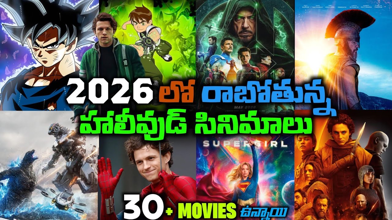 Most Anticipated Movies of 2026 Explained in Telugu | Upcoming Hollywood Movies of 2026 | Doomsday