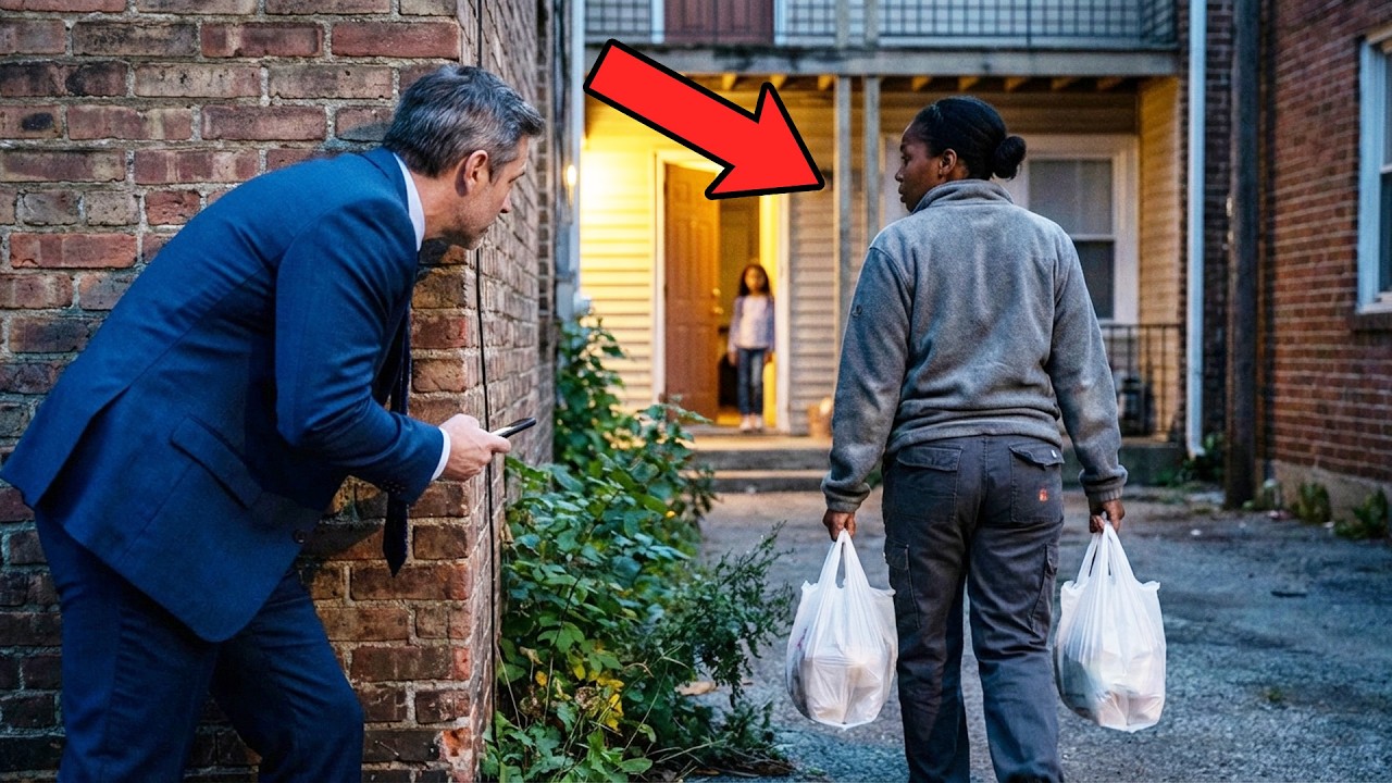 Wealthy CEO Secretly Follows Struggling Black Single Mom After She Collects His Leftovers Daily