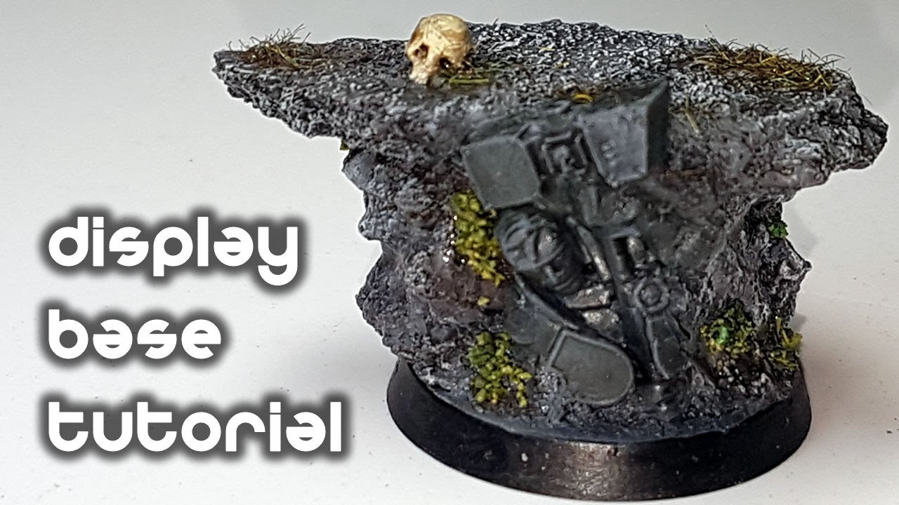 How to Make a Display Base for Warhammer Miniatures