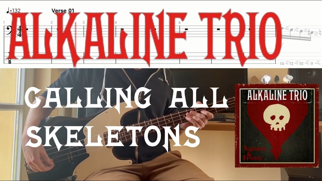 Alkaline Trio - Calling All Skeletons (Bass Cover & Tabs)
