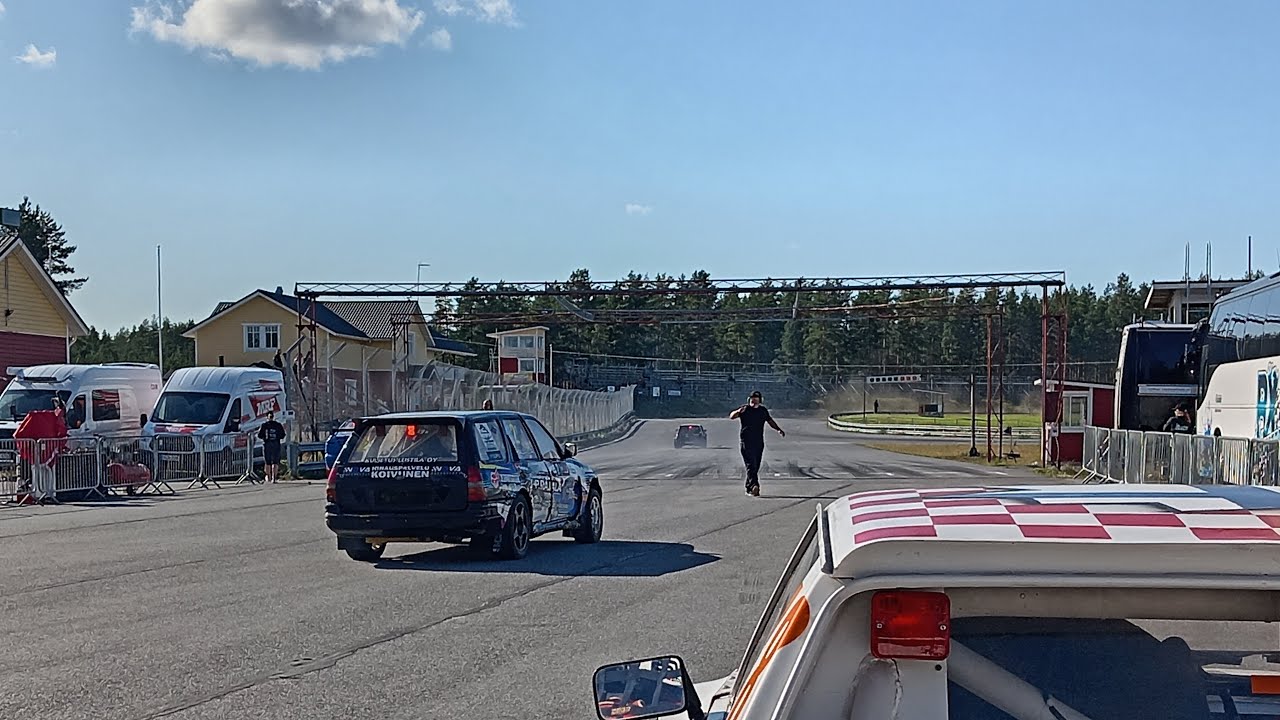 Rallicross SM Honkajoki varikko live