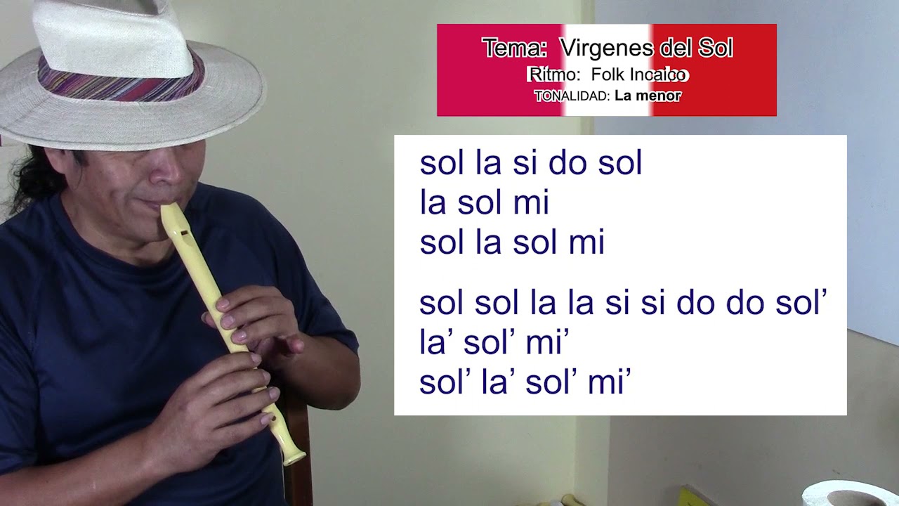 VIRGENES DEL SOL Folk incaico en flauta dulce