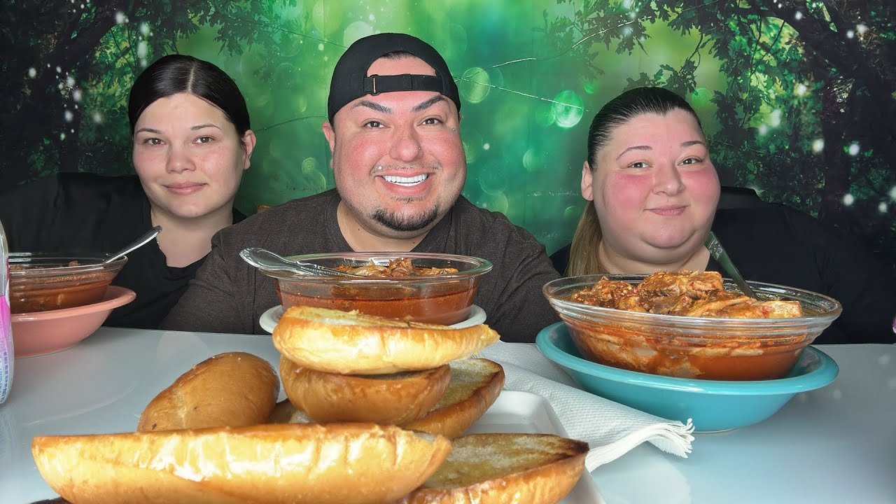 TENDON & PORK KNUCKLE RED POZOLE By @Mama Appetite’s Kitchen • w/ @La Gordiz Eats & @ArieLuvsLife
