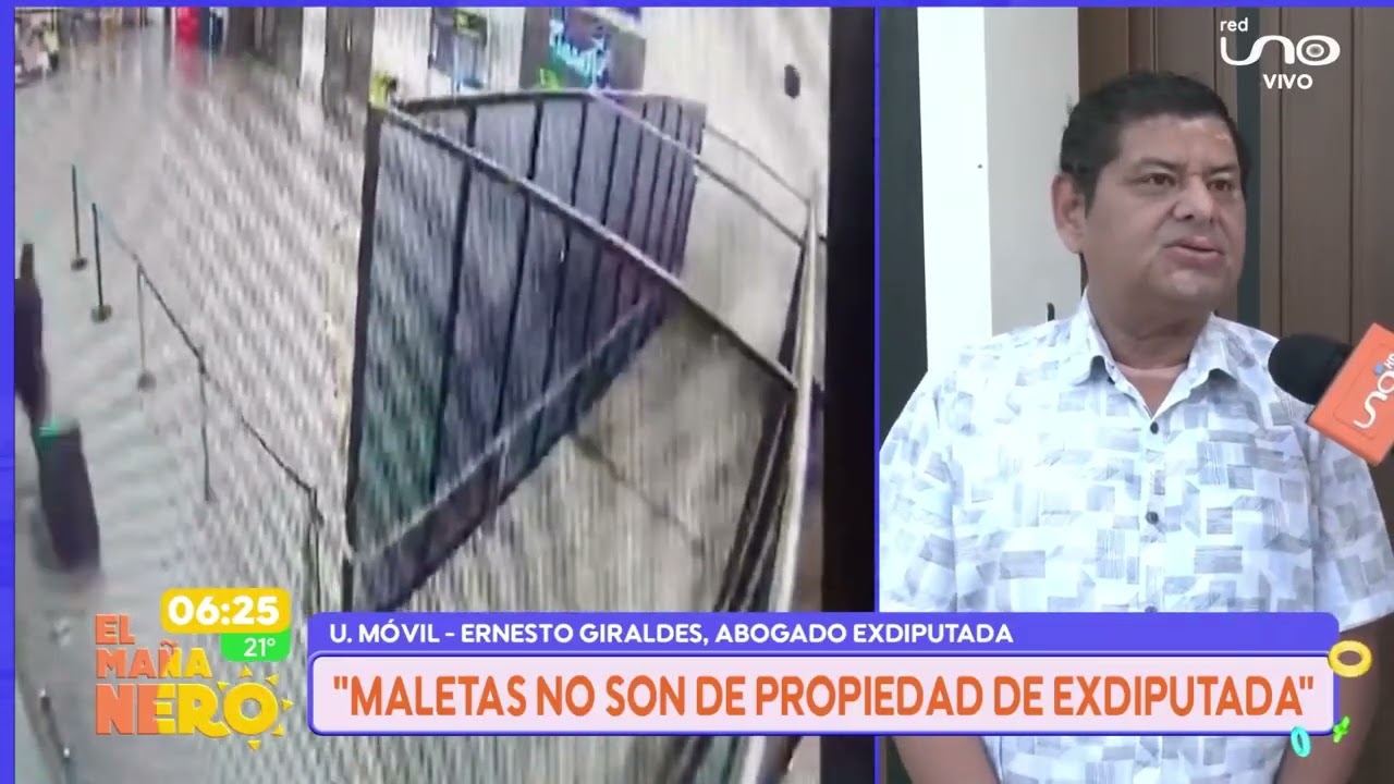 Maletas no son de la Exdiputada afirman